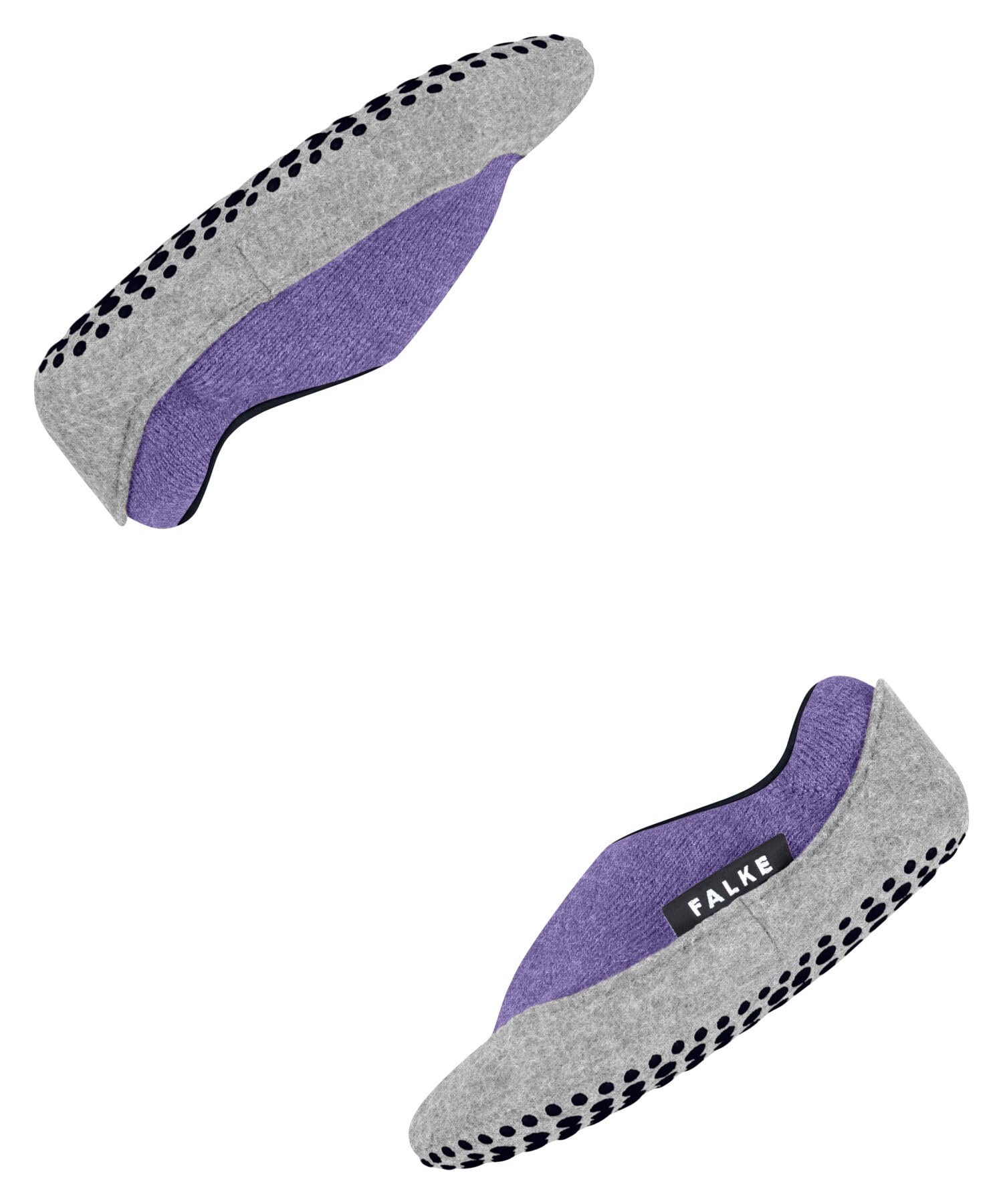 FALKE unisex niños Cosy Slipper calcetín pantufla antideslizante nubs impreso en suela agarre mejorado caliente interior de felpa transpirable regulación del clima antiolores lana 1 par