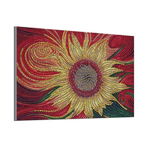 Leeofty DIY 5D Pintura Diamante Kits DIY Broca Pintura Diamante Needlework Pintura De Cristal Strass
