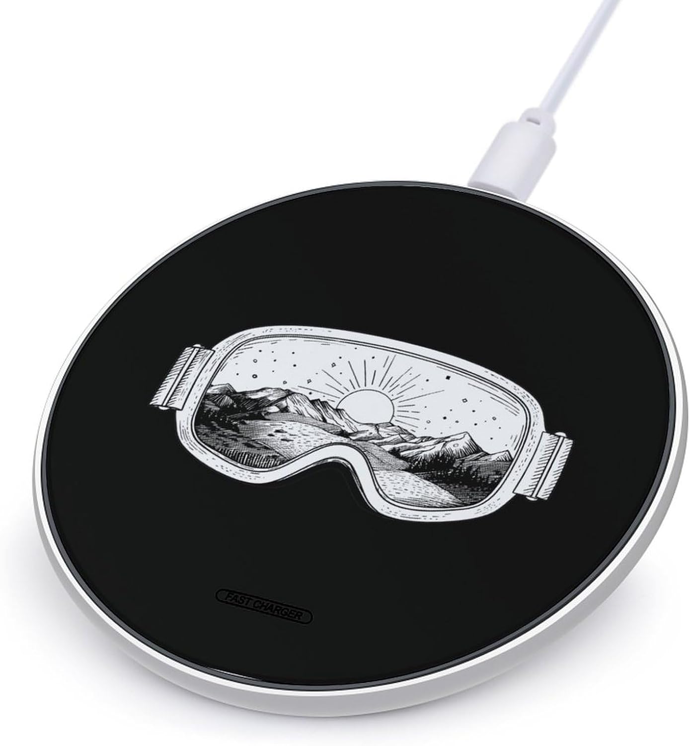 Ski Goggles Portable Phone Charger Charging Station Pad 10W