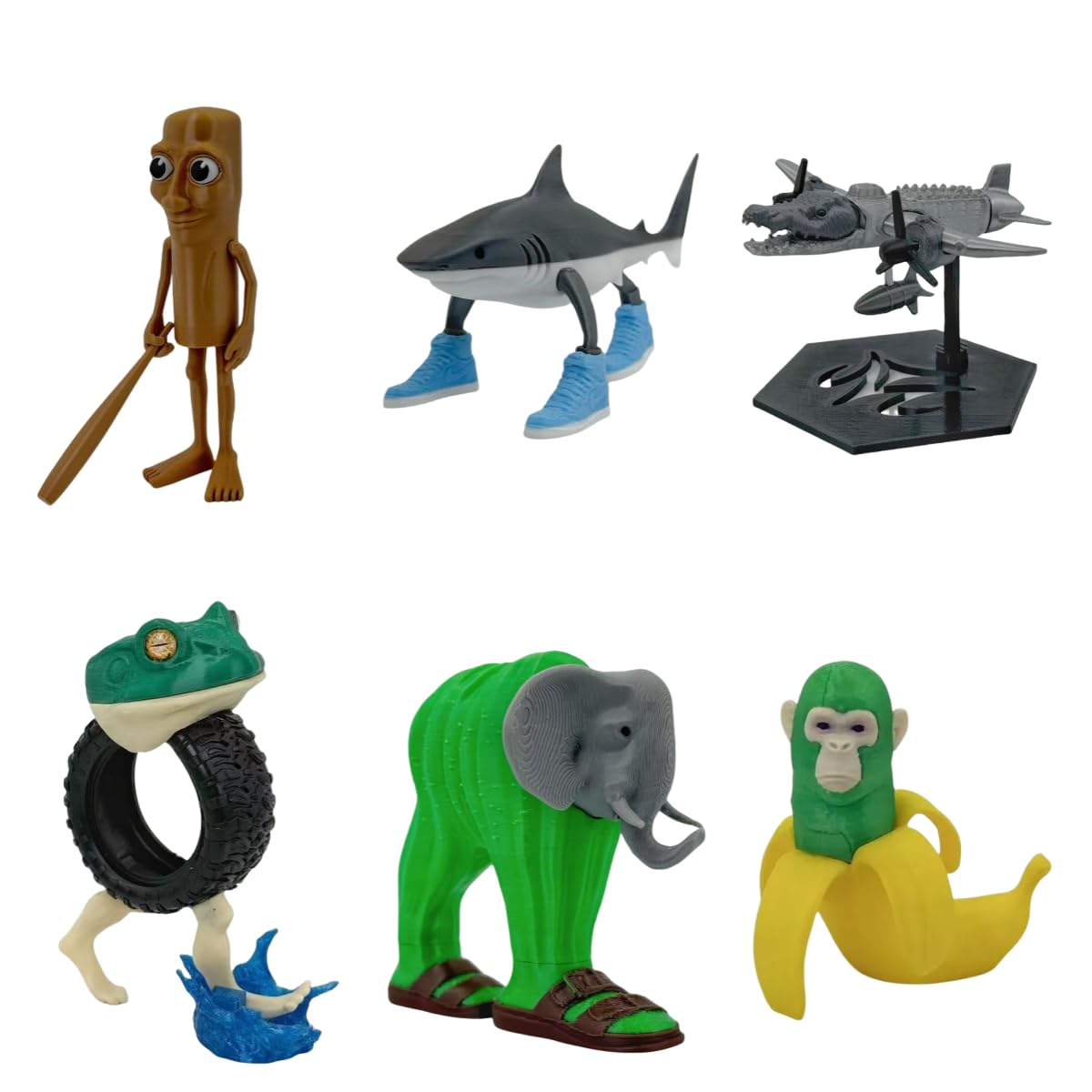 トゥントゥントゥンサフールフィギュアグッズ3Dプリントネット