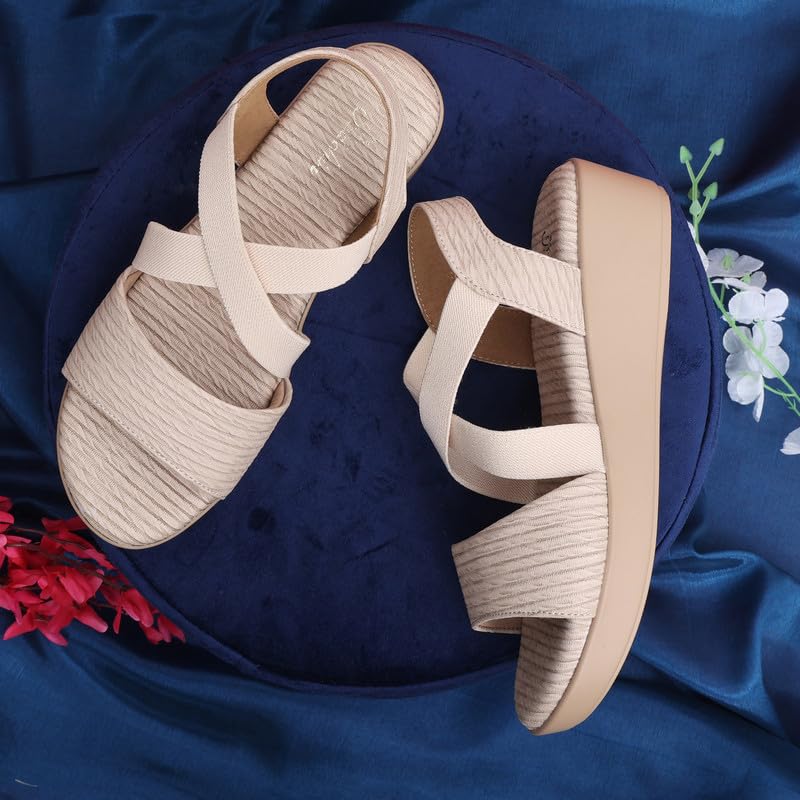 Image of Padchin Women Fashion Sandals | Comfortable for All Formal and Casual Occasions Womens Footwear | Heels For Women's Daily Use | Sandal For Party | Festive| Wedding | Ladies Footwear
