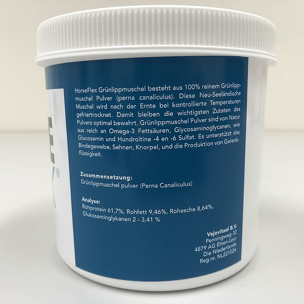 Poudre de moule à lèvres vertes pour chevaux pour soutenir les articulations et les muscles - 1000 grammes