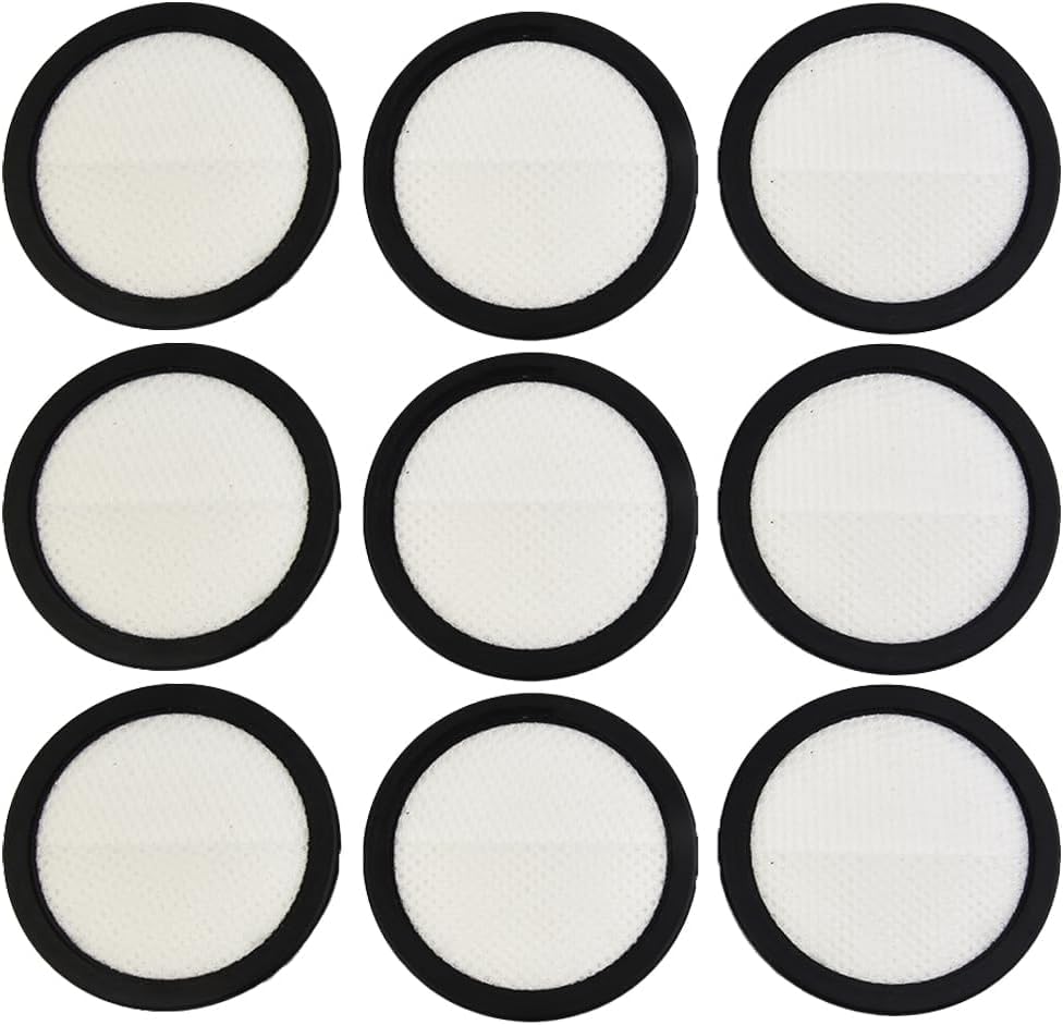 YUETTYY 3/6/9 Pcs Replacement Filter HEPA Filters for Proscenic P8 Hand Vacuum Cleaner Accessory Parts Washable and reusable Filtes (9PCS)