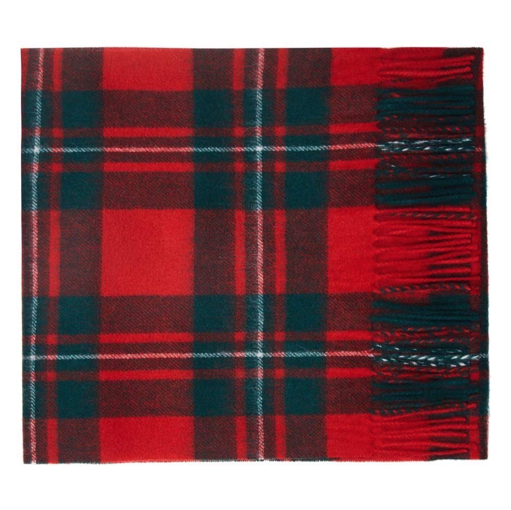 Oxfords Cashmere 100% Lambswool Tartan Plaid Scarf, McGregor