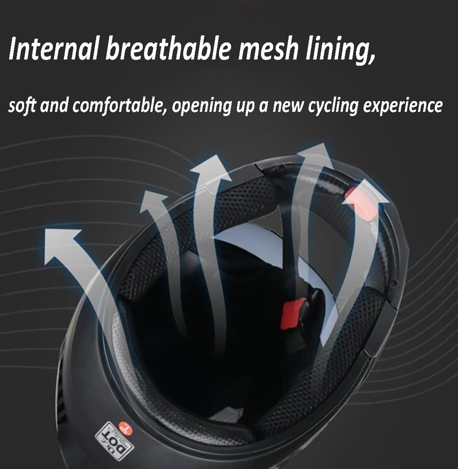 WCL Casque Modulaire Intégral De Moto Avec Double Visière  Taille XXL Noir Mat