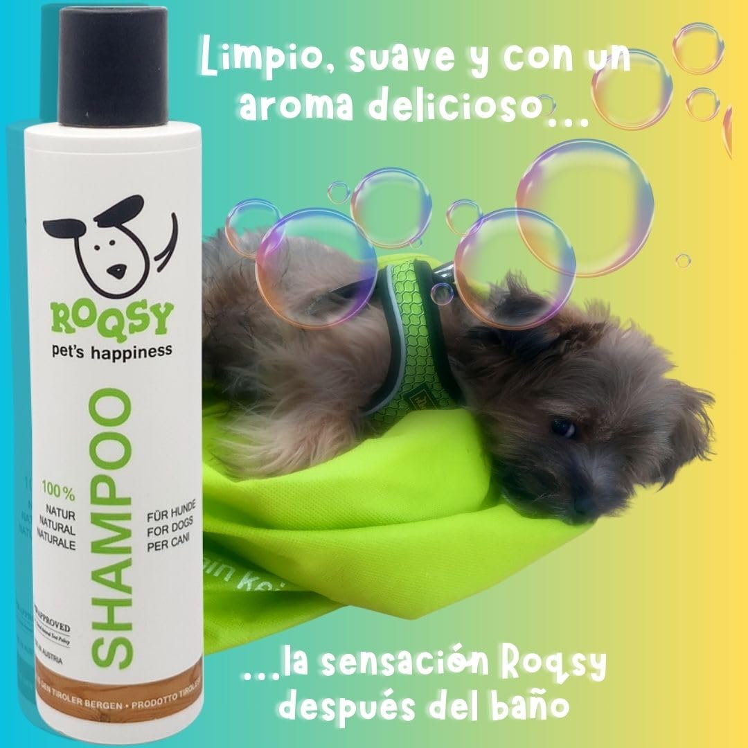 Champú Natural para Perros – Vegano, pH Neutro, Sin Parabenos, para Todo Tipo de Pelaje y Piel Sensible – 1500ml Europea