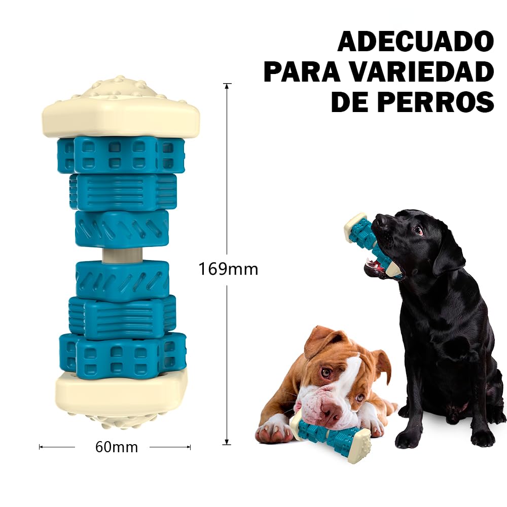 Genérico Dog Toys, Indestructible Dog Teether, Stress Relief Dog Toy, Cleaning Chew Toy, 2 in 1 Dental Cleaning Anti-Stress - Image 2