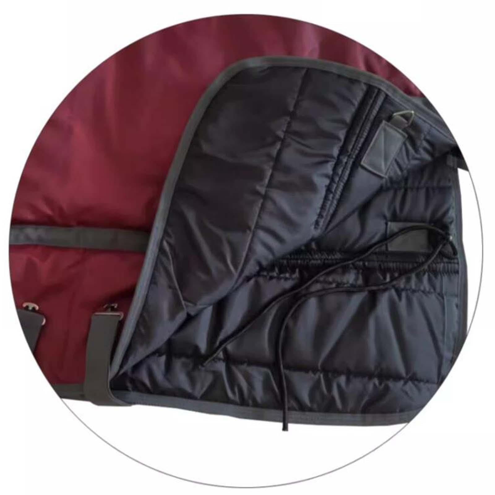 Manta para Caballo con Función Impermeable Térmica Transpirable Y Tela Oxford Acolchada Adecuada para Uso en Invierno Equitación Protección Diaria