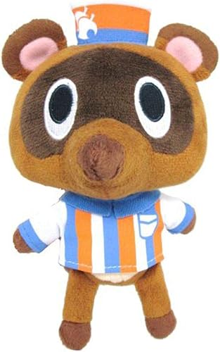 Sanei Animal Crossing New Leaf Doll Timmy Convenience Store Clerk - Peluche de 5.5 pulgadas