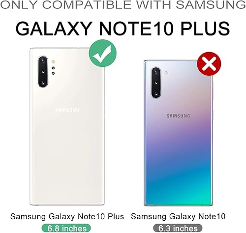 Miniatura 2 de Dexnor Funda para Samsung Galaxy Note 10+ Plus, [protector de pantalla y soporte integrados] Protección de grado militar resistente a prueba