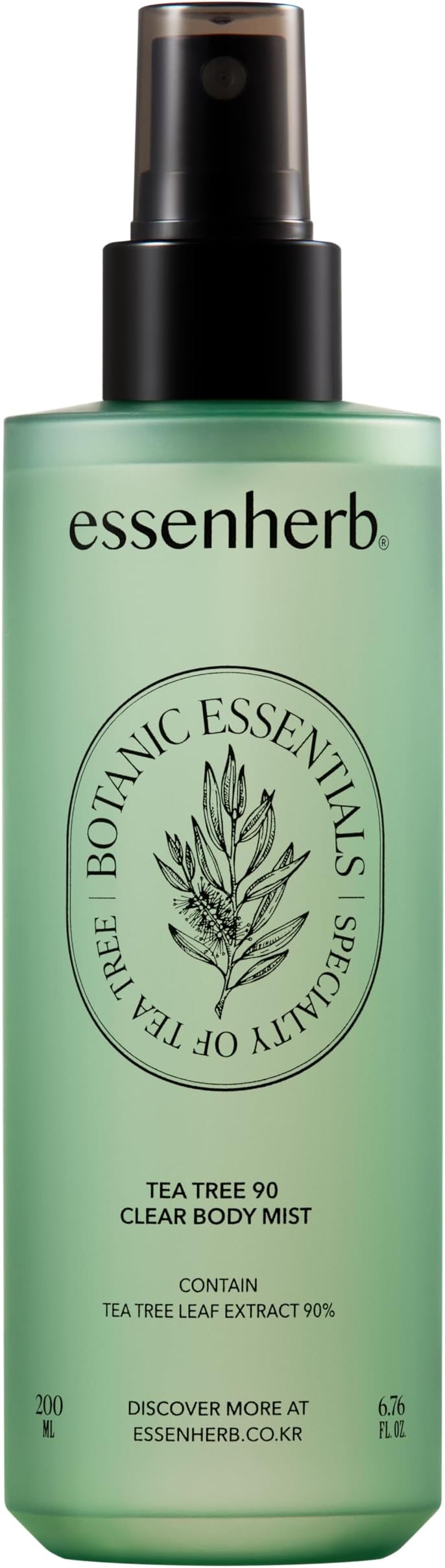 Tea Tree 90 Clear Body Mist for acne skin | 360ยฐ Moisture Spraying with Vegan Formula | AHA+BHA+PHA+LHA, Korean Skincare (6.76 fl oz, 200ml)