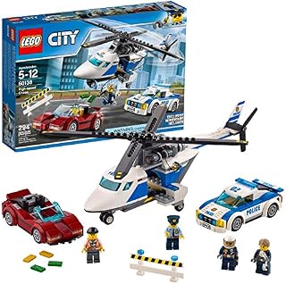 LEGO City Police High-Speed Chase 60138 Building Toy with Cop Car, Police Helicopter