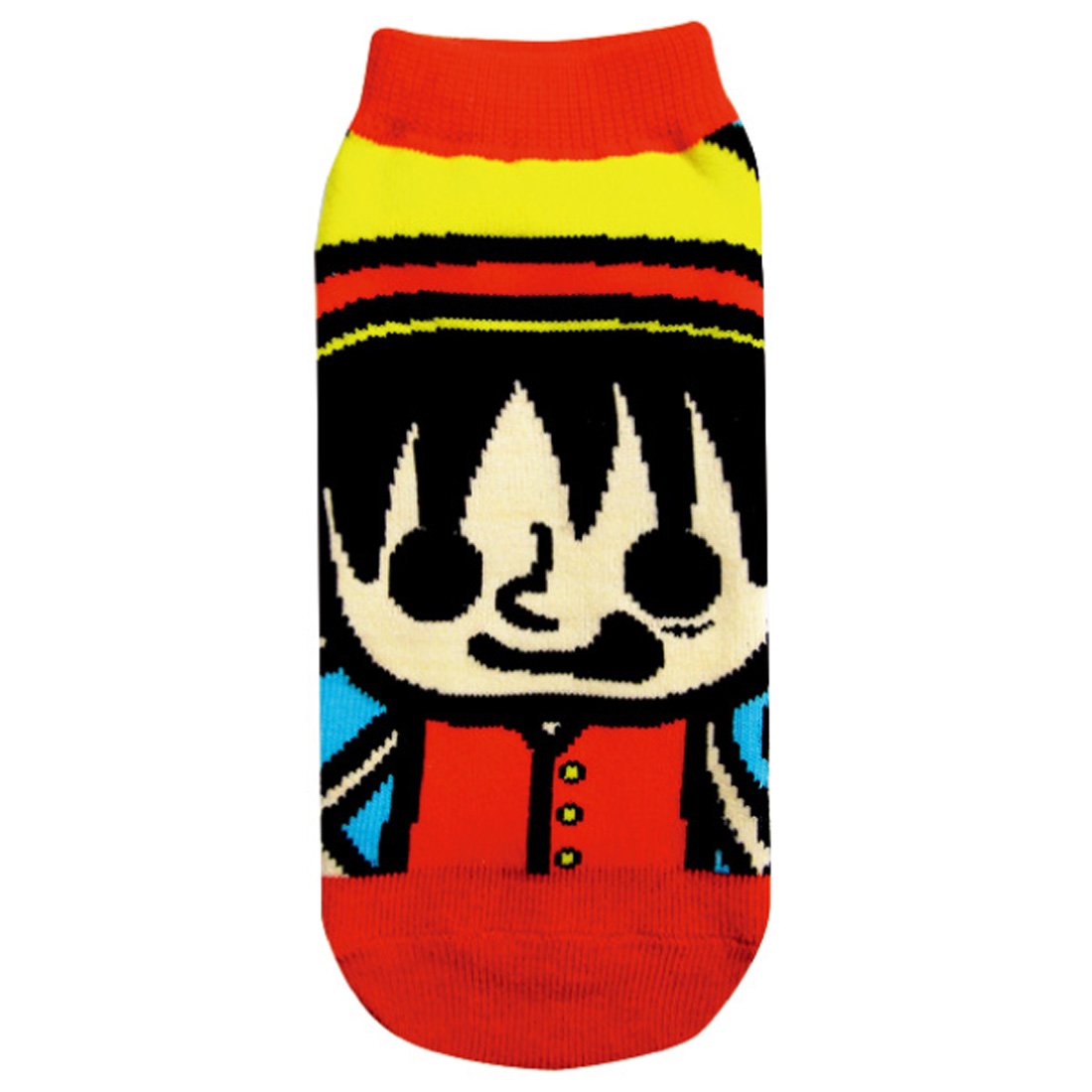 Amazon.co.jp: アニメ ワンピース靴下 ルフィソックス アップ 02