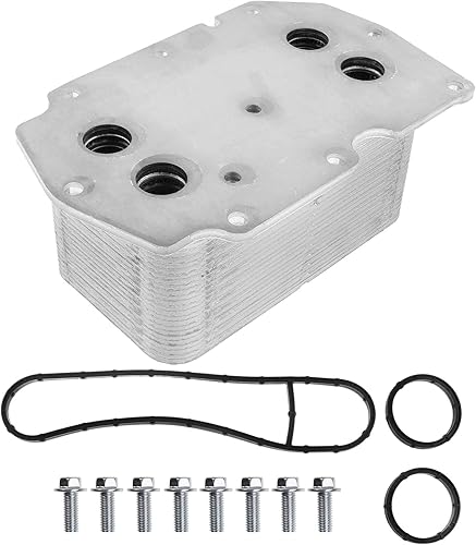 A-Premium Enfriador de aceite de motor con junta compatible con International Harvester 3200 7300 2006 4300 4300LP 4400 4400LP 2006-2009 7300 SBA