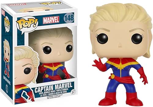 Funko 7274 - Pop Bobble Marvel - Captain Marvel Unmasked