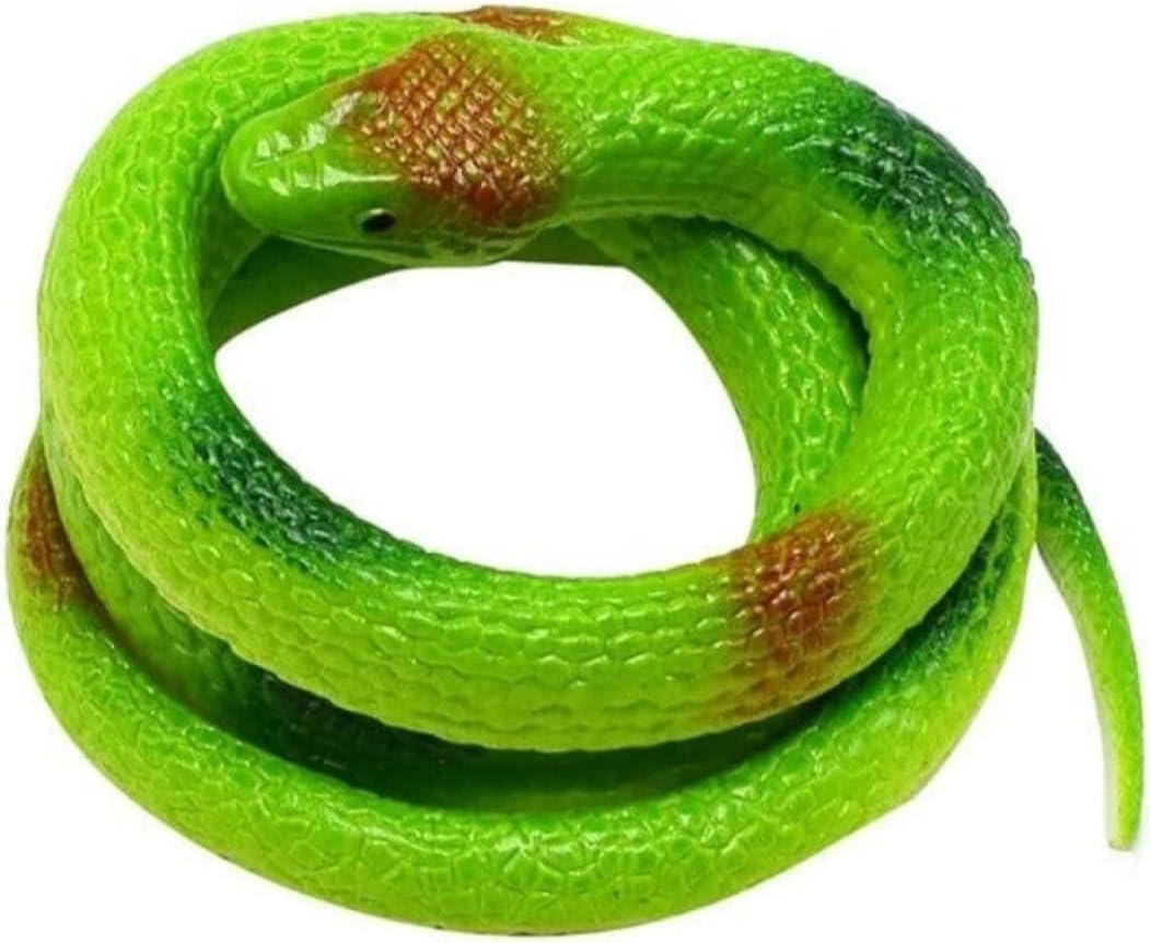 Real Looking Rubber Snake Prank Toy, Snake Toy, (Green), Soft Snake…