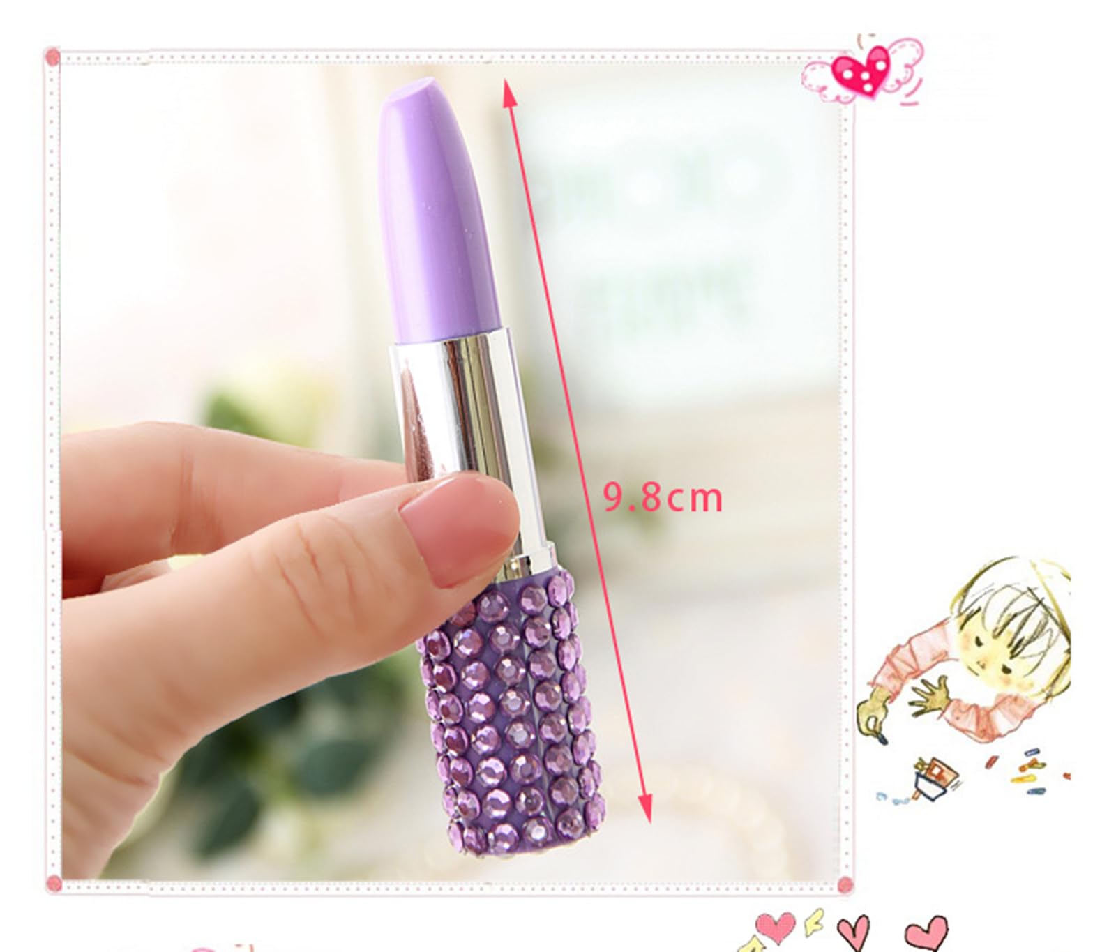 Penna a forma di rossetto | Logo Personalizzato | Da 0,22