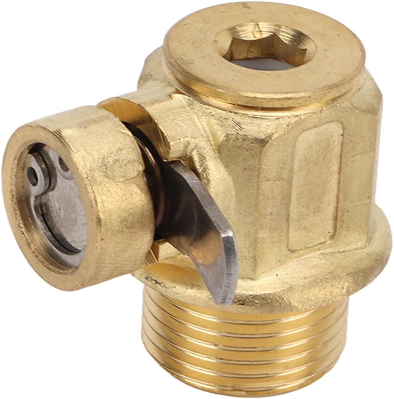 Fuel Tank Vent Valve Solenoid F104 Valve Engine Quick Oil Drain Valve with Thread M18‑1.5 F104 Replacement Cars Light Trucks Accesories Engine Parts Carbon Canister Solenoid Valve