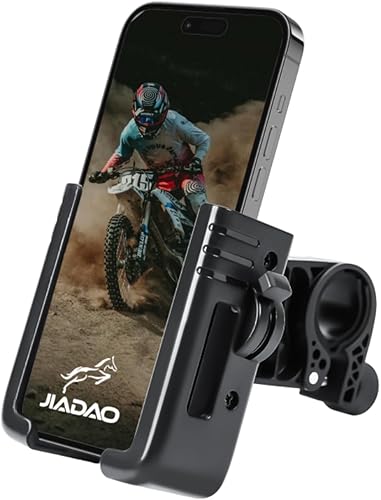 Miniatura 1 de Soporte de teléfono para bicicleta, giratorio de 360, ampliable, universal, para bicicleta, motocicleta, scooter, accesorios para manillar, soporte