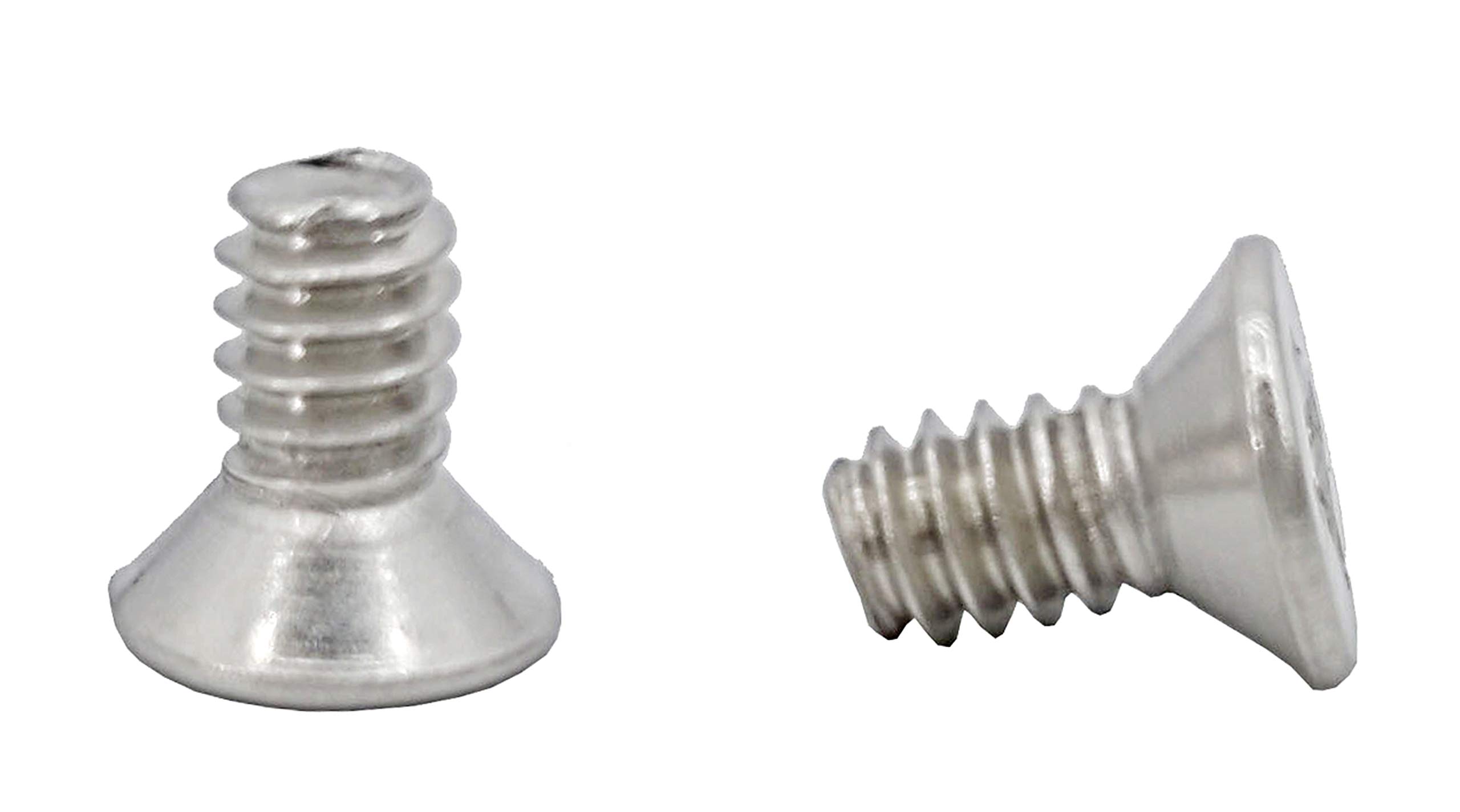 100 Vis à Tête Plate 10#-24x1″ En Acier Inox 304 – Cruciformes, Pour Assemblages Solides