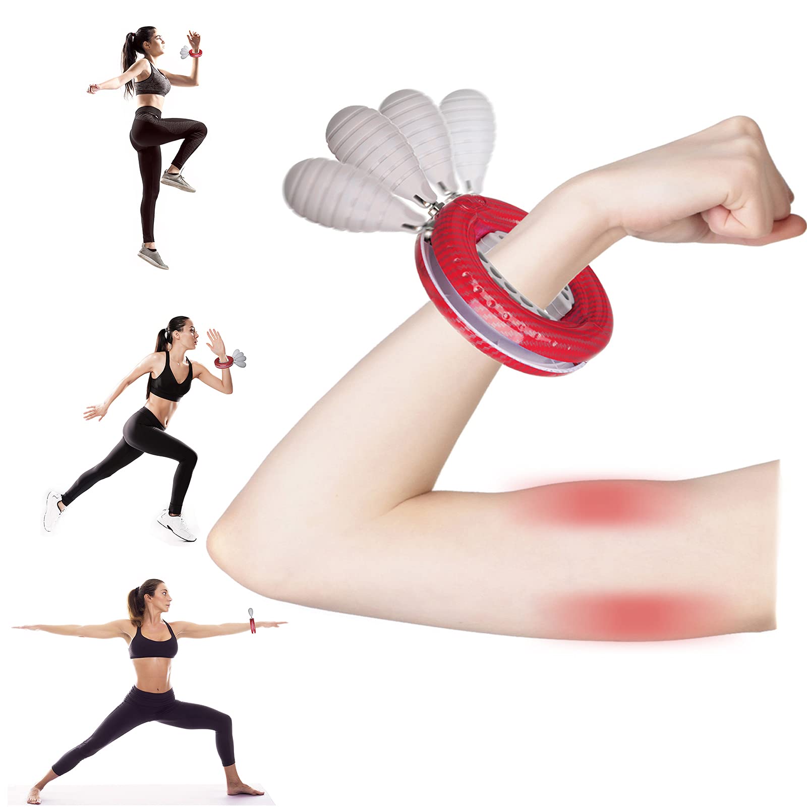 Roller Arm Slimmers Lose Arm Fat for Women,at-Home Exercise Program for Upper Body Fitness,Firm Your Arms in 30 Days,Strengthen Wrist, Forearm and Biceps,Eliminate Supernumerary Breast