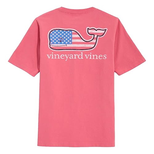 Vineyard Vines Boys Flag Whale Short-Sleeve Pocket Tee