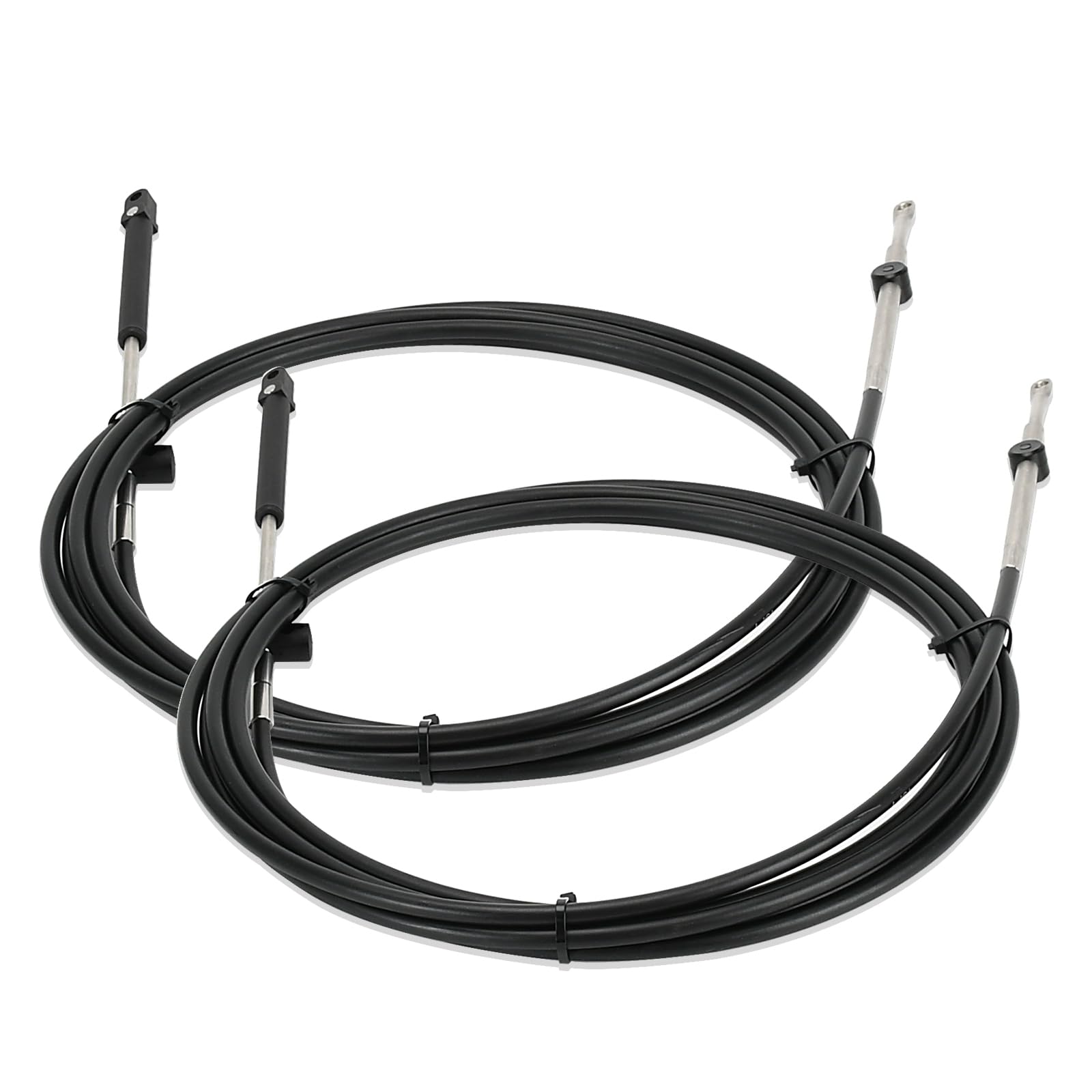Photo 1 of FQRANBO 19ft Boat Throttle and Shift Cables, 600A Gen I Remote Control Cable Fit for Mercury MerCruiser Marine Force Outboard Engine, Replace CC17919