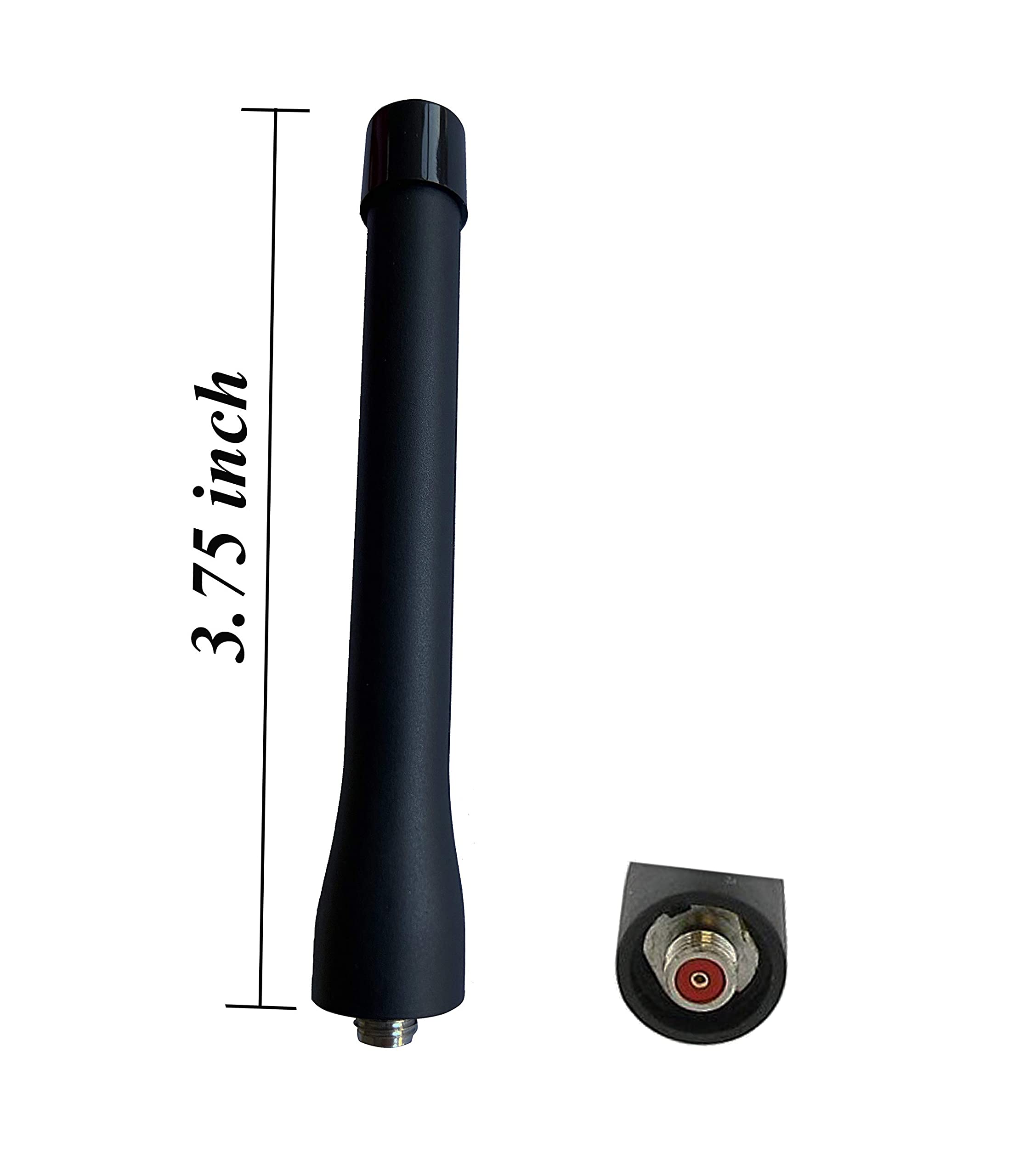Antenna HYS Dual Band SMA Maschio 144/430 MHz – VHF/UHF Per Walkie Talkie (Arancione) - 2