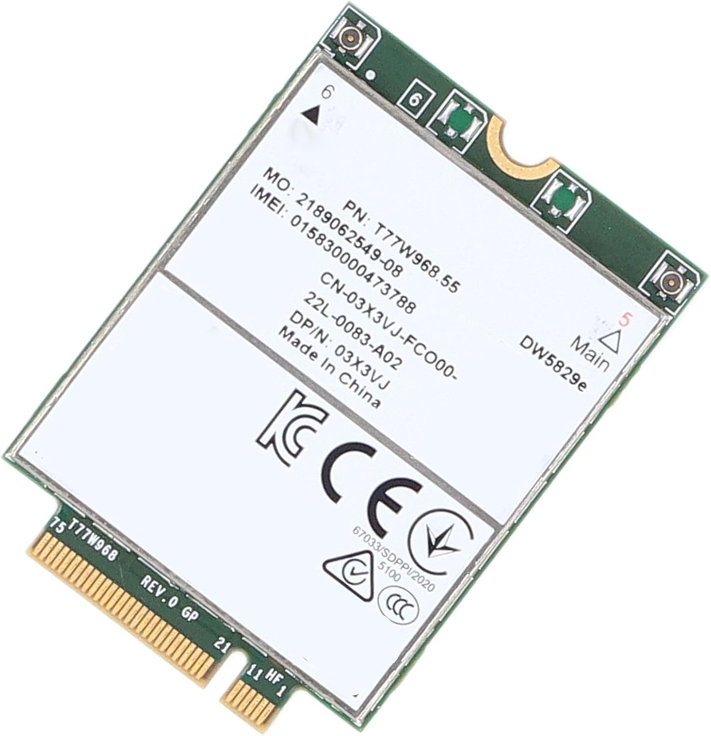 SUNGOOYUE Card of The 4G Cat 16 LTE Module for 7320 7330 7520 7530 7430 Laptop - at High Speed and Stable and Wide Compatibility for The House, Office - PCB Premium Material