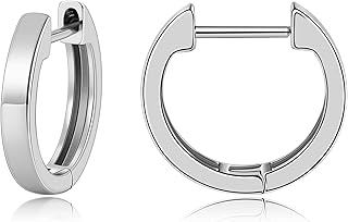 Gold Huggie Earrings for Women, 14K Real Gold Plated, Small Hoop Earrings Cartilage Ear Cuff