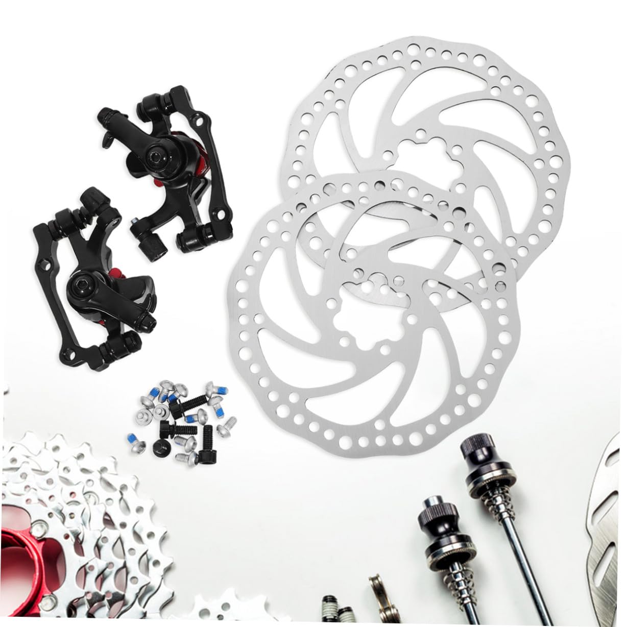 Happyyami Kit de Freno de Disco Mecánico para Bicicleta de Montaña, 1 Par