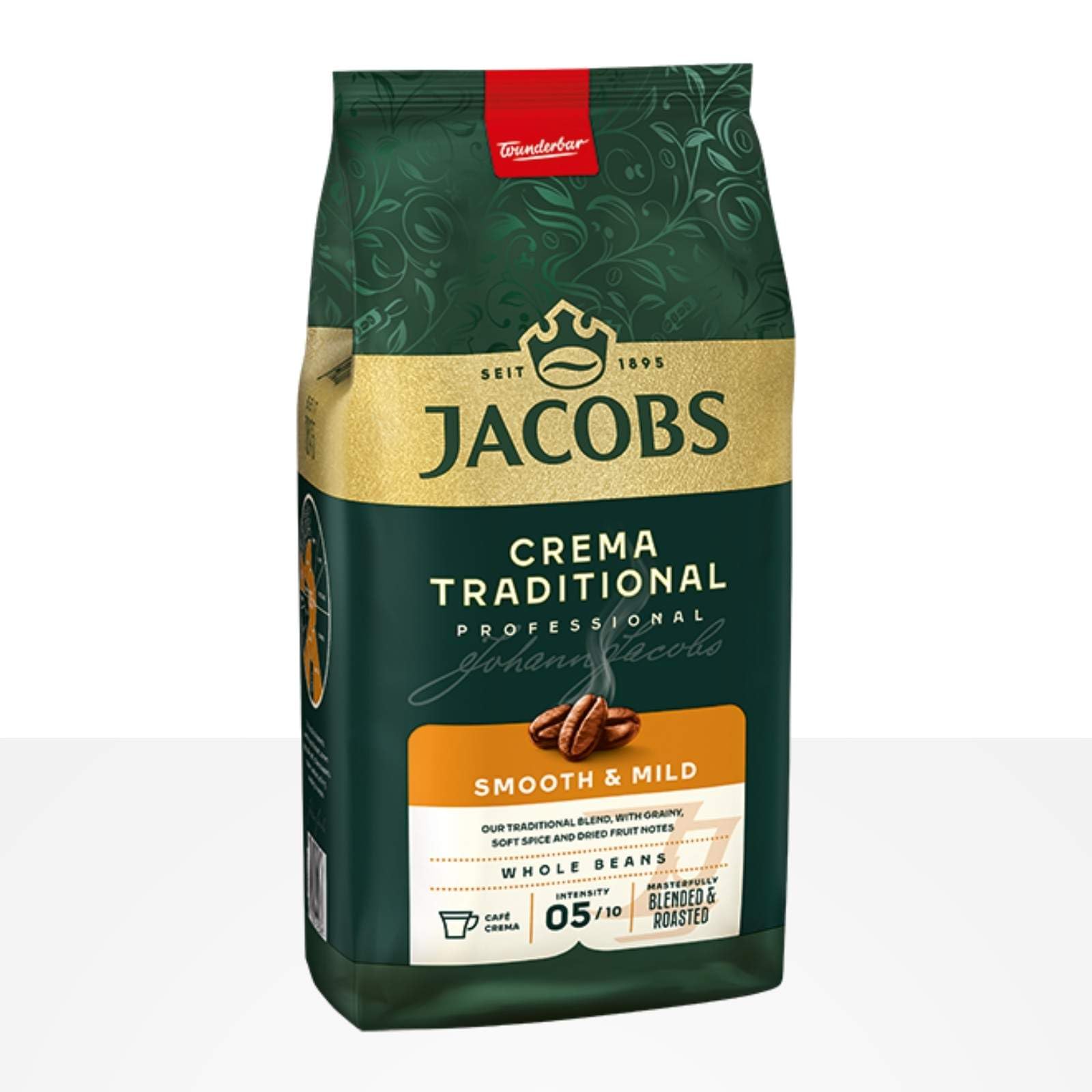 Jacobs Professional Crema Traditional Smooth & Mild 8 x 1kg Kaffeebohnen