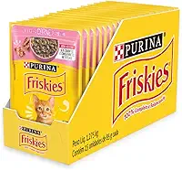 Pack Ração Friskies Filhotes Carne Ao Molho - Com 15 Sachês 85g