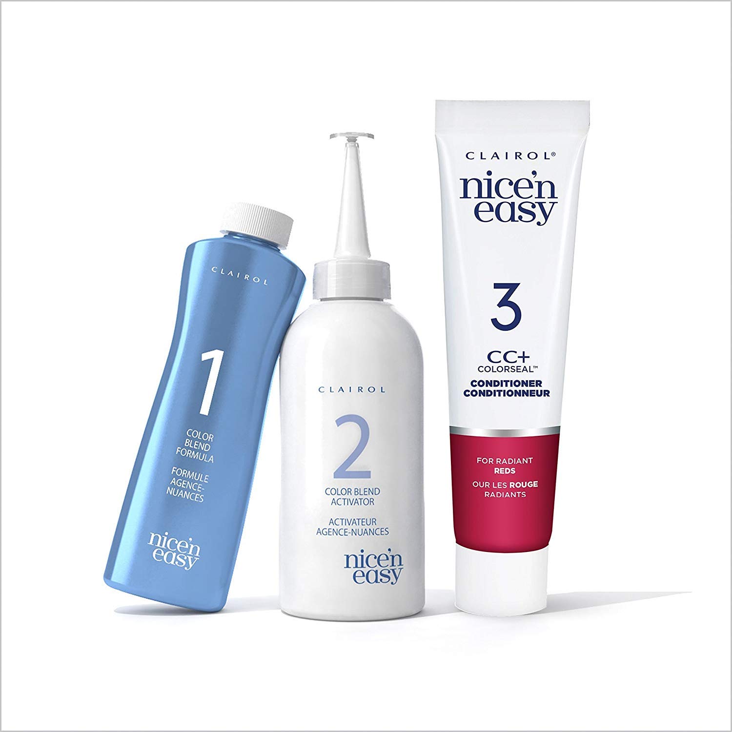 Clairol Nice'n Easy Permanent Hair Dye, 8G Medium Golden Blonde Hair Color, 3 Count