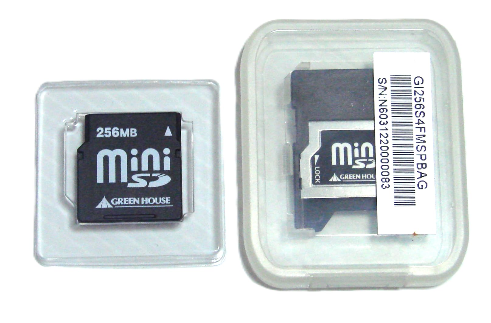 Amazon | ミニSDカード 256MB SD変換アダプター付き MiniSD | ノー