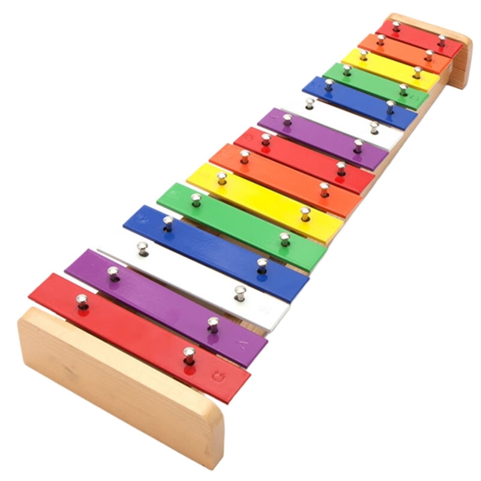 Xilófono Para Golpear A Mano Placa De Aluminio De 15 Tonos Instrumento De Percusión Para Estudiantes Juego Completo De 15 Tonos(15-tone 2)