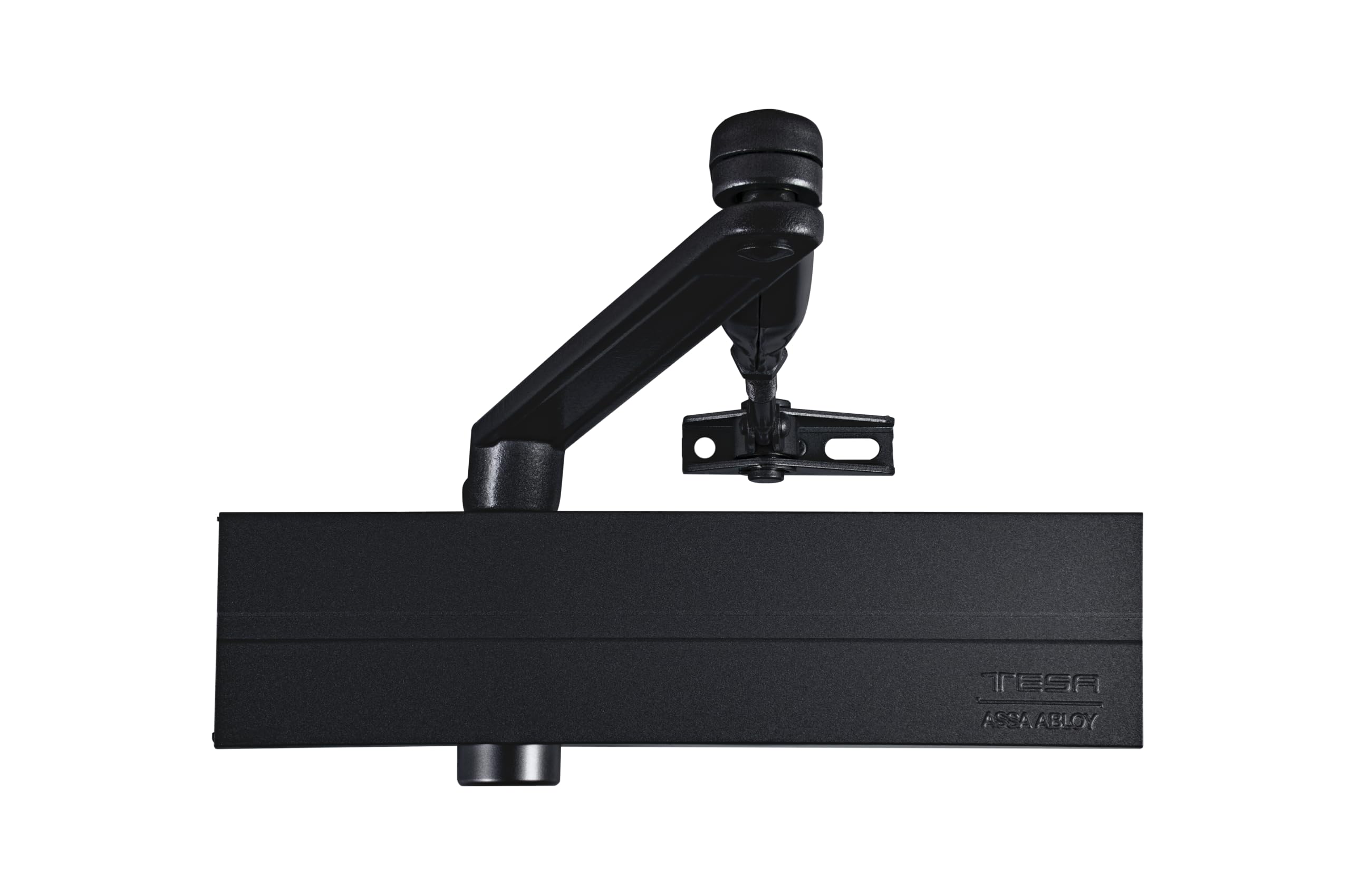 Ferme-porte bras articulé noir CT2800 bloque l'ouverture à volonté