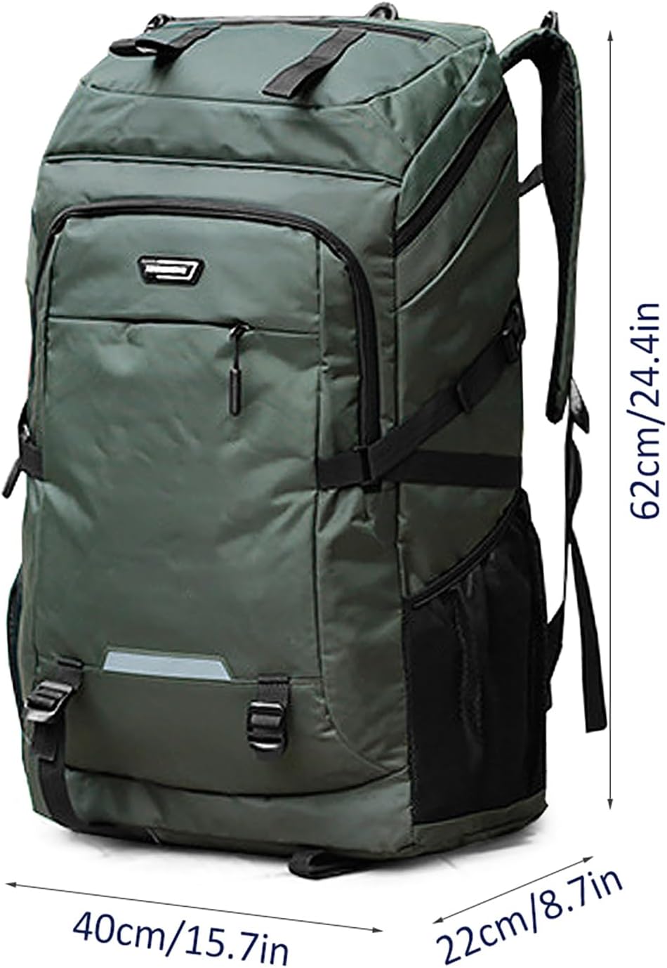 Hiking Backpack,80L Camping Backpack Lightweight Travel Bag for Riding Running Hiking Camping (Army green)