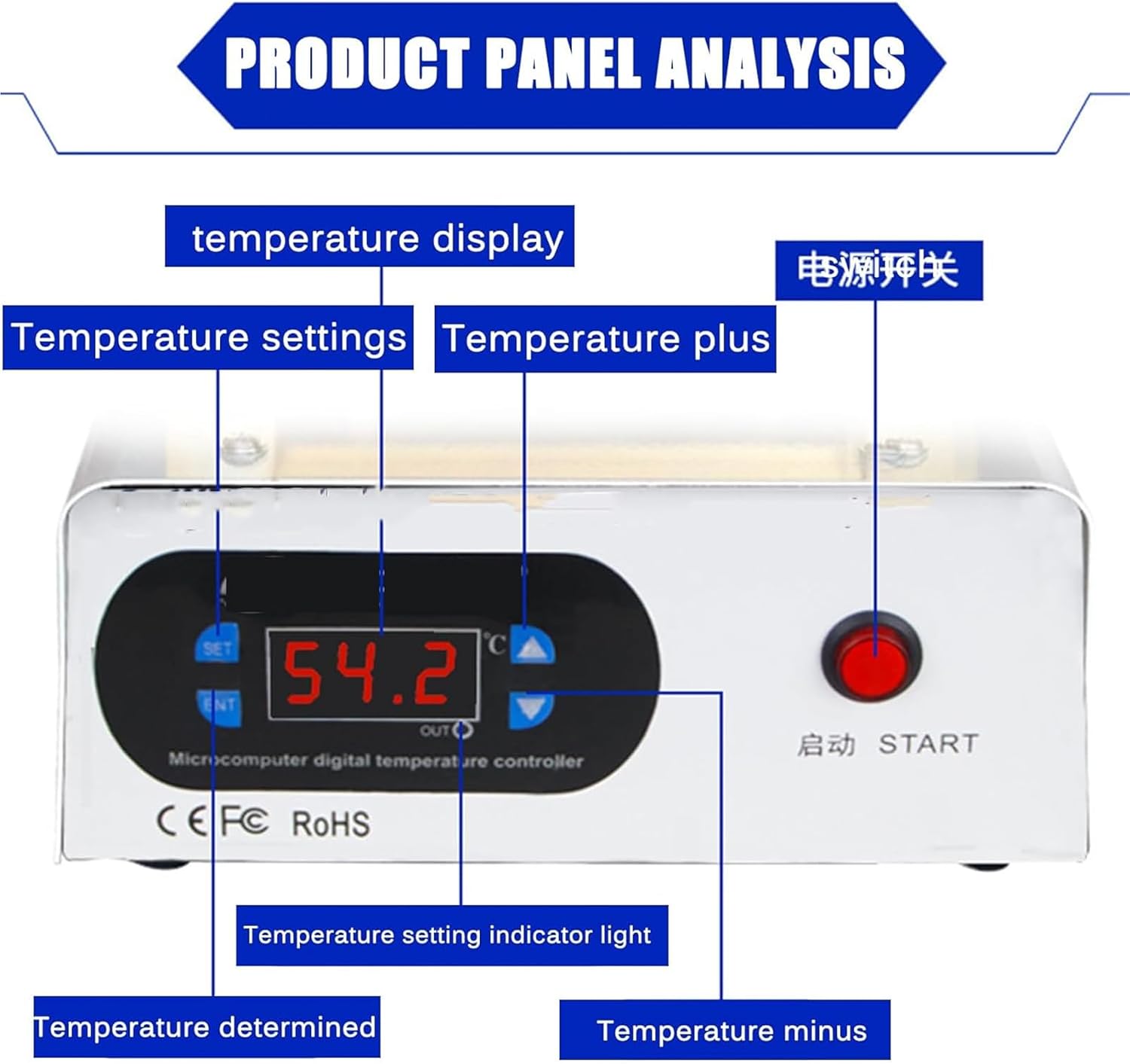Mobile Phone Screen Separator - Smart Phone LCD Separator, Temperature Control, Heating Plate, for Mobile Phone Tablet Repair