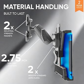 iBOLT TabDock dualMag Tablet Magnetic Mount 7-10 for Warehouse & Vehicles