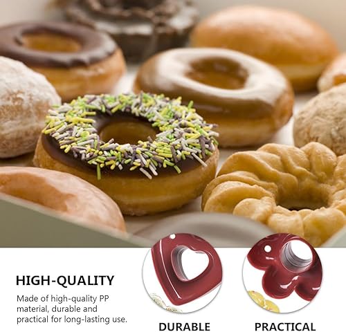 Miniatura 2 de Abaodam Molde para hornear muffins, dona, molde para muffins, flor, muffins, galletas, herramienta para hornear, dona, fondant, dona, bandeja para