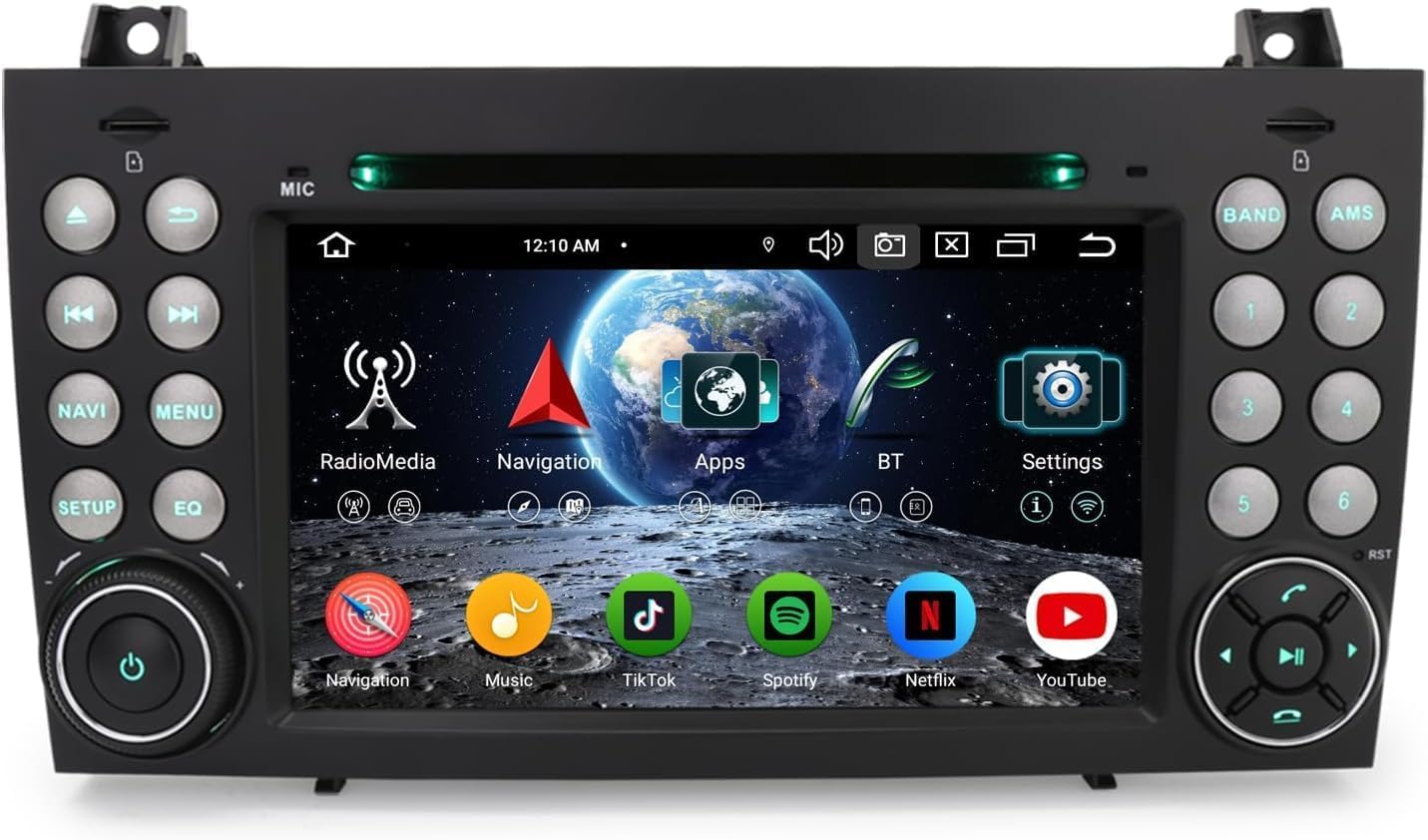 Erisin 8GB+128GB Android 16 Autoradio DVD per Mercedes Classe SLK R171 W171