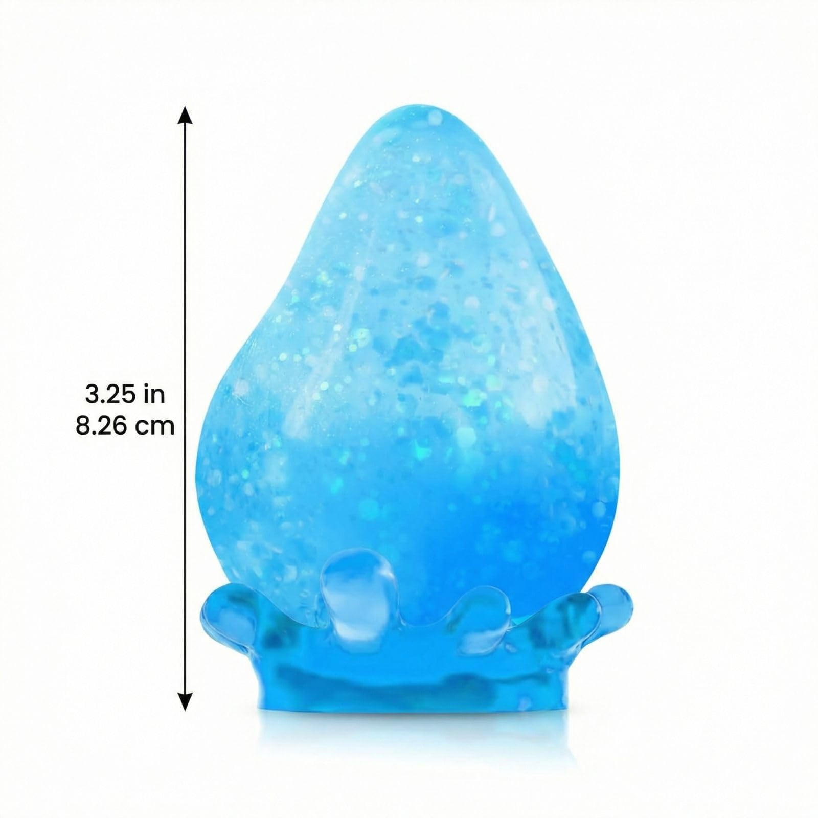 Water Drop Squeeze Squishies,Soft Fidget Stress Ball,Malt Sugar Squishy Stress 2026 New Slow Rise Relief Fidget Sensory for Anxiety Stress Party Favors (Pink) (Pink) — view 2