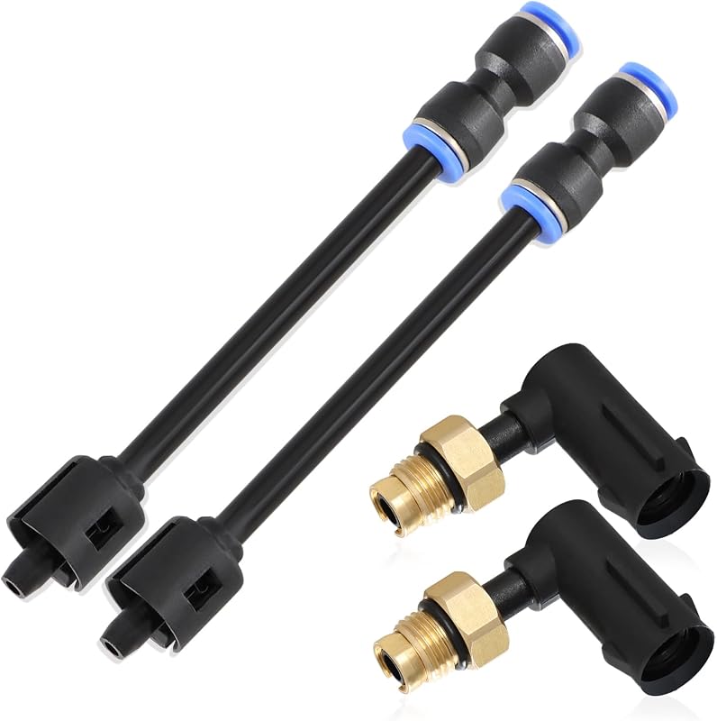 Kit de reparo do cotovelo da suspensão pneumática FUSCH com mangueiras para Jeep Grand Cherokee e Dodge Ram 1500 – 2 unidades