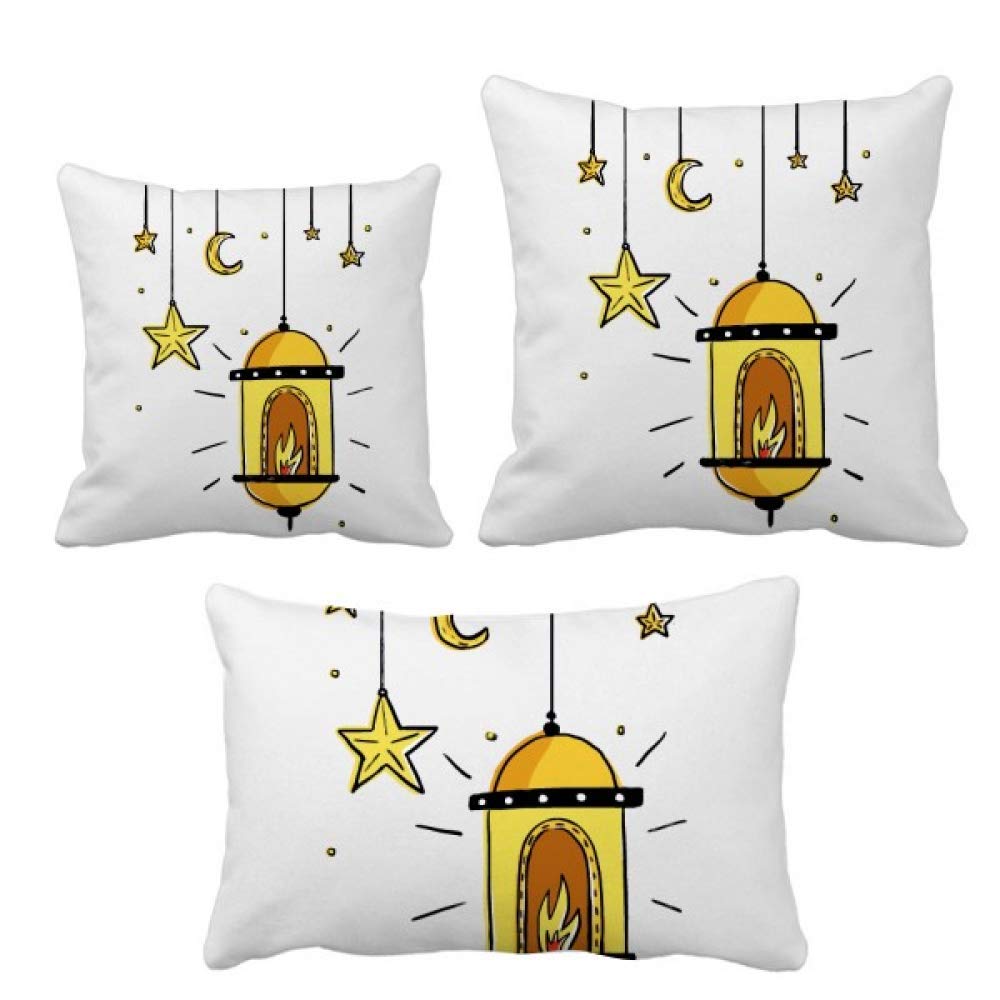 Coussin géométrique design cartoon idée cadeau originale pour la maison