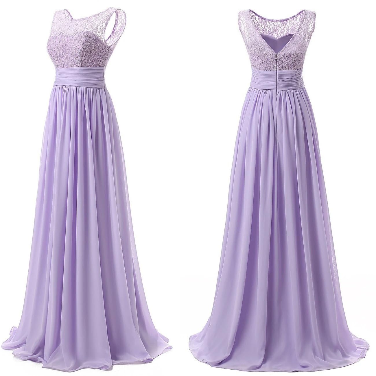 Vestidos de Dama de Honor Una Línea De Gasa Encaje Elegante Cuello Barco Fuera del Hombro Vestidos Dama Honor Fiesta Boda para la Noche(Coral,16W)