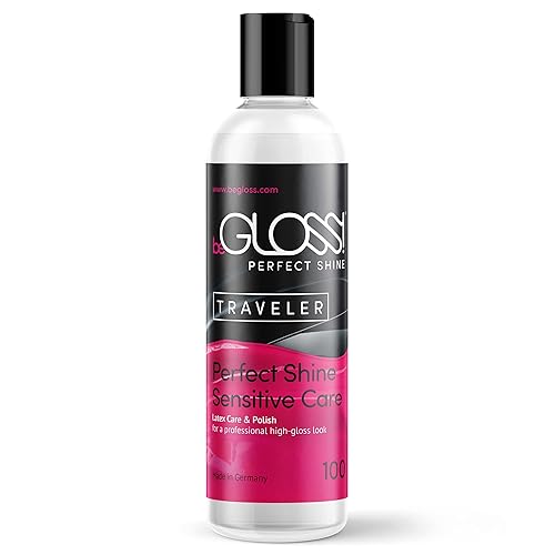 beGLOSS Perfect Shine Traveler - Smalto in lattice da 100 ml, il lubrificante per la lucidatura e la cura dei vestiti in gomma e lattice