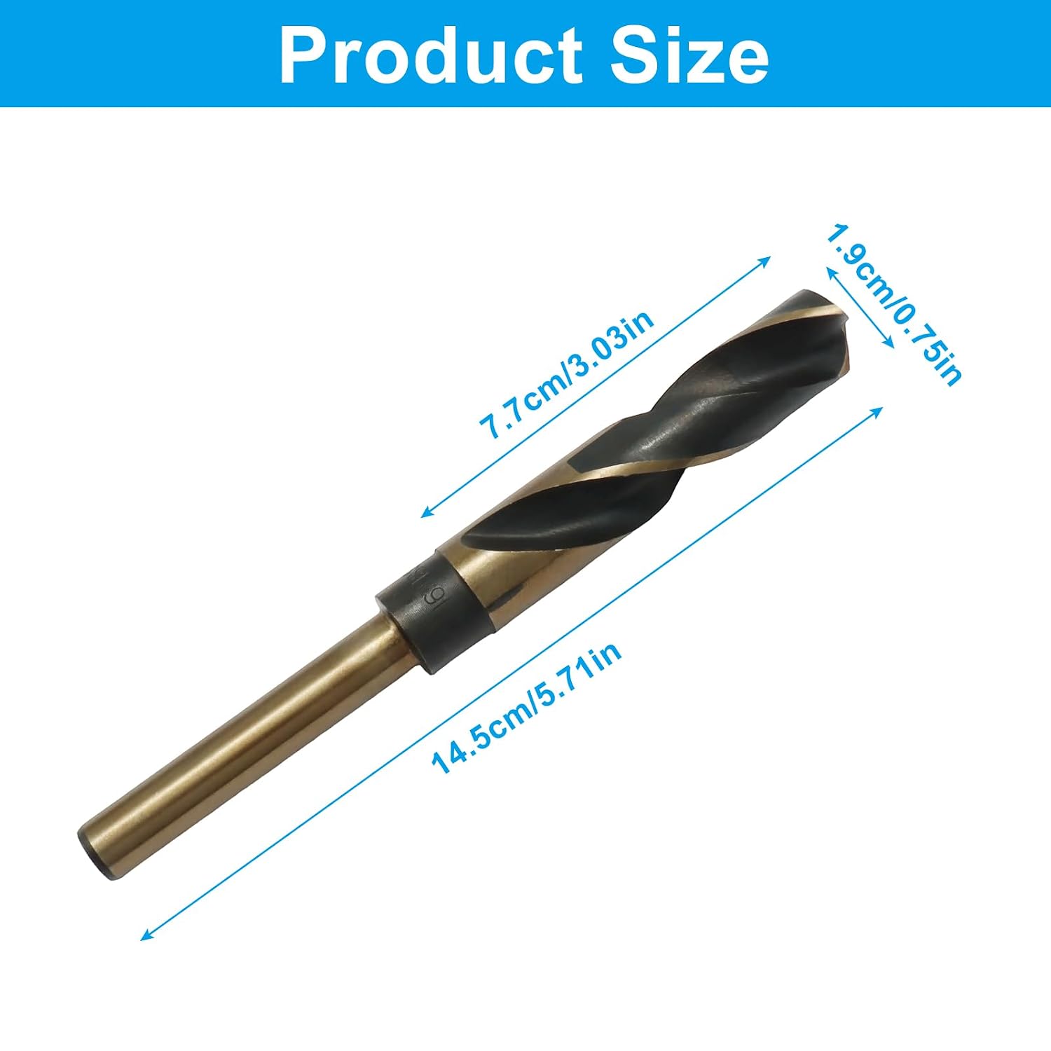 1 Piece 3/4 Inch Drill Bit, for Steel Alloy Woodworking DIY