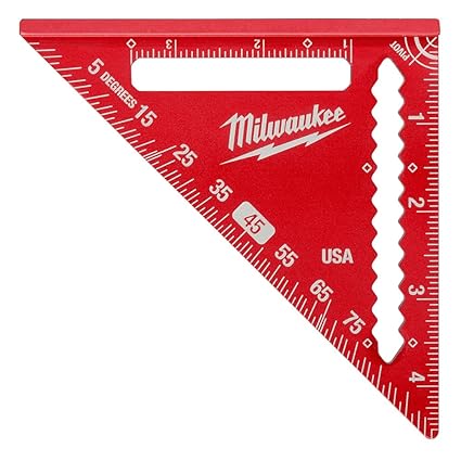Milwaukee Electric Tool MLSQ040 4-1/2in. Trim Square, Red