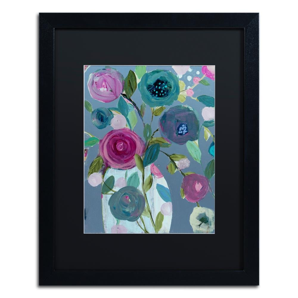Easy Joy by Carrie Schmitt, Black Matte, Black Frame 16x20-Inch